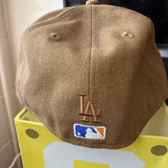 Los Angeles Dodgers Logo Scribble New Era Fitted Hat Cap Size 7 1/4 MLB Basebal - Picture 3 of 8